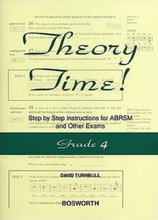 Theory Time Gr 4 Turnbull ABRSM Book