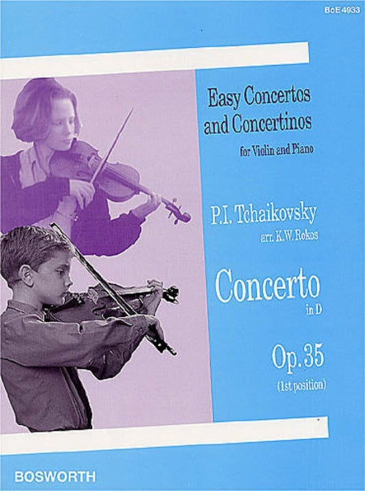 Tchaikovsky Concerto D(1st Pos)Violin/Piano Book