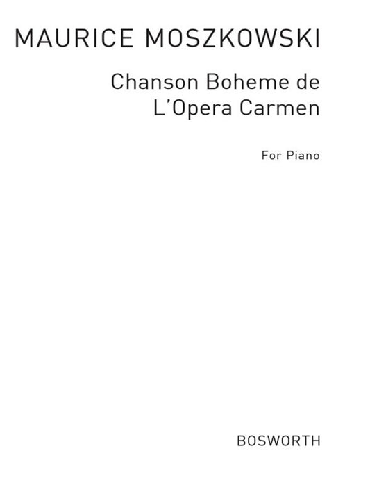 Moszkowski Chanson Boheme Piano.(Arc) Book