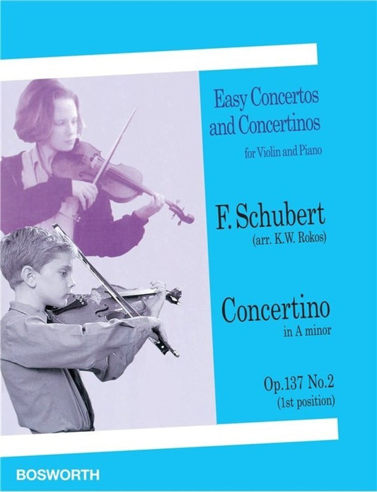 Schubert Concertino Op137/2(1st Pos)Violin/ Book