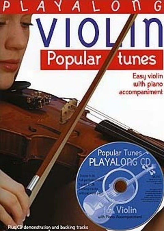 Playalong Pop Tunes Violin/Piano Acc Book/CD Book