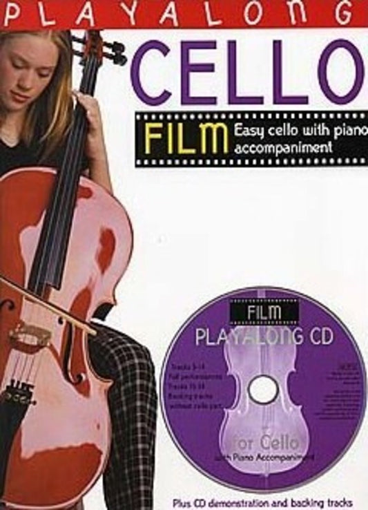 Playalong Cello Film Tunes Softcover Book/CD