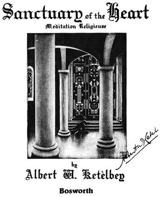 Ketelbey Sanctuary Of The Heart Piano Book