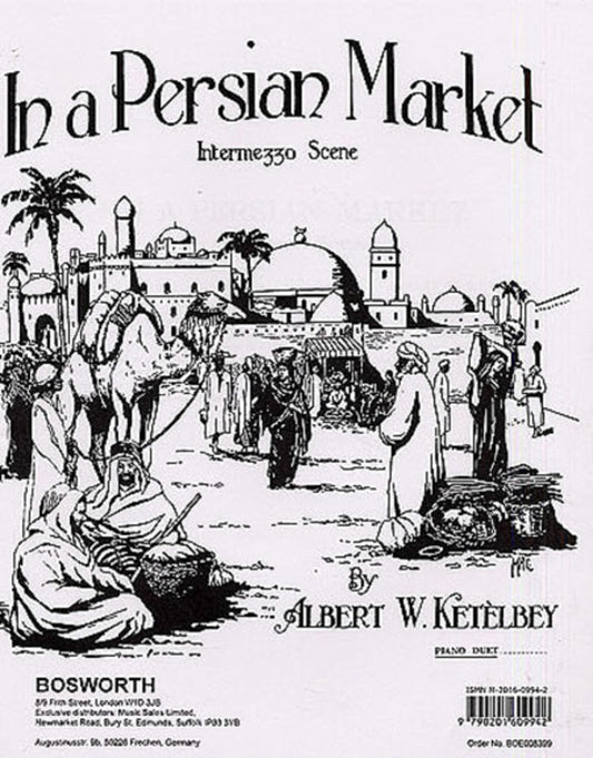 Ketelbey Persian Market Piano Duet Book