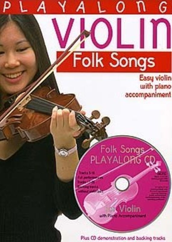 Playalong Folksongs Violin/Piano Acc Book/CD Book