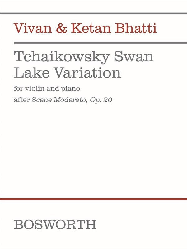 Bhatti - Tchaikowsky Swan Lake Variation For Violin/Piano Softcover Book (Violin)
