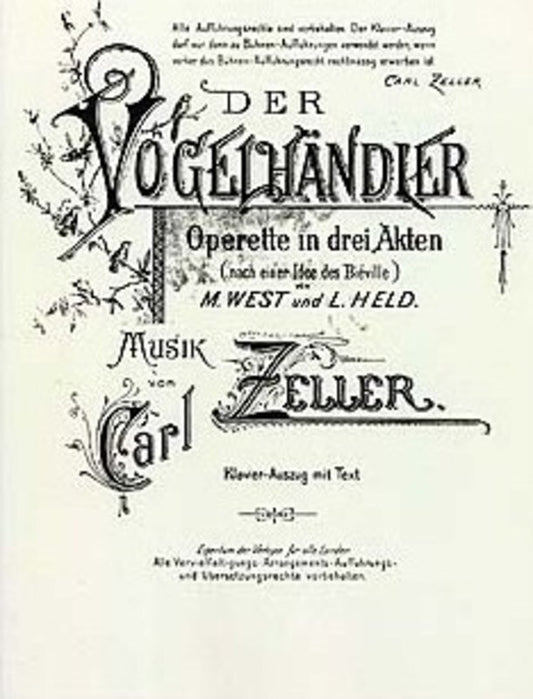 Der Vogelhandler (Vocal Score)