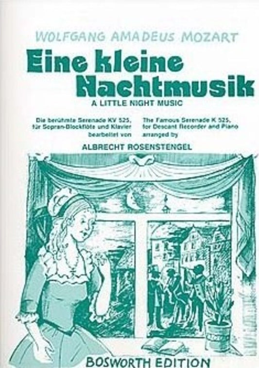 Mozart Eine Kleine Nachtmusik Rec./Piano Book