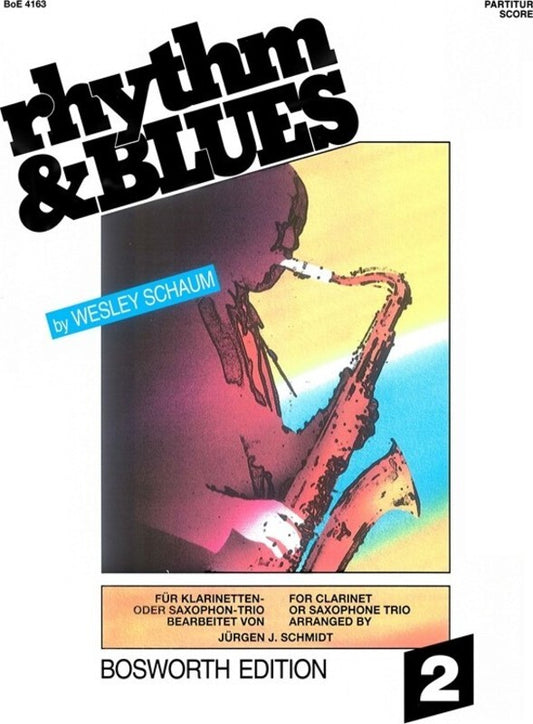 Schaum Rhythm And Blues Book 2 Clar/Sax Trio Book