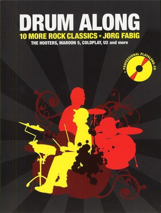 Drum Along - 10 More Rock Classics Book/CD Book