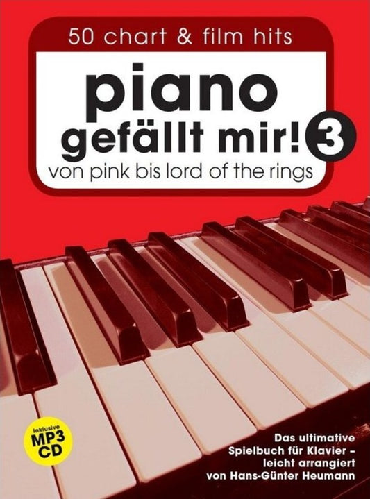 Piano Gefallt Mir! 50 Chart And Film Hits Book 3 Book/CD Book