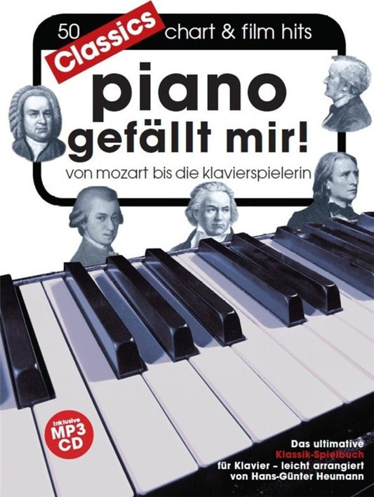 Piano Gefallt Mir! 50 Classics Book/CD Book