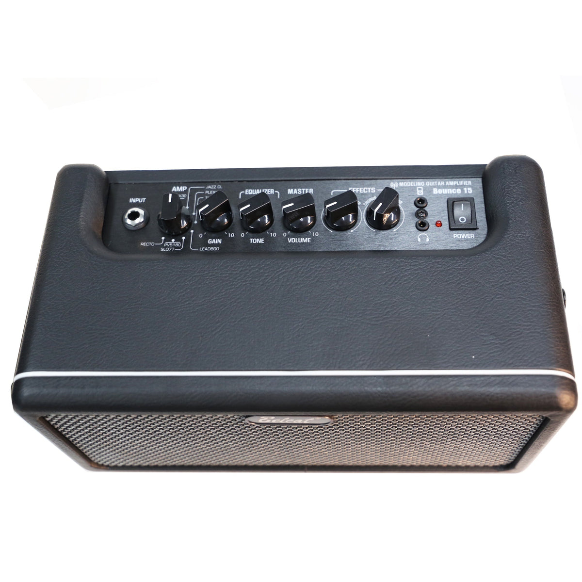 Belcat Bounce 15 Portable Modeling Guitar Amp with Bluetooth Connectivity - Black — view 2