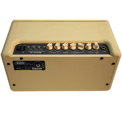 Belcat Bounce 25 Modeling Guitar Amp - Vintage Cream, 25W, Bluetooth, 5-inch speakers, 6 effects, integrated drum machine, USB-C powered — view 3