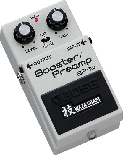 BOSS BP-1W WAZA CRAFT Booster/Preamp Pedal - Vintage Analog Tone Enhancer — view 3