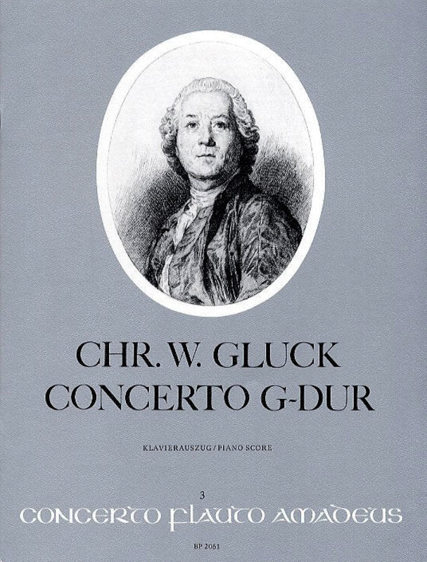 Gluck - Concerto G Major Flute/Piano (Softcover Book)