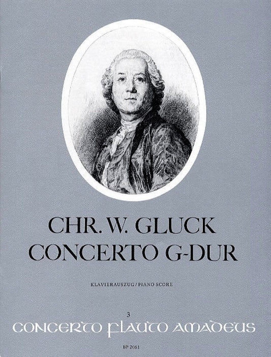 Gluck - Concerto G Major Flute/Piano (Softcover Book)