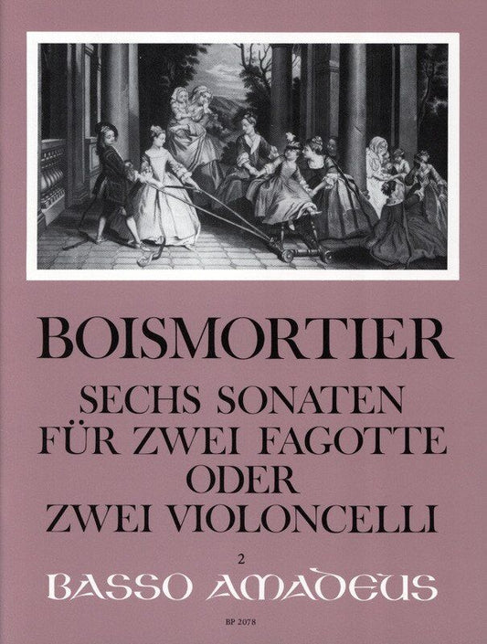 Boismortier - 6 Sonatas Op. 14 for 2 Bassoons or 2 Cellos