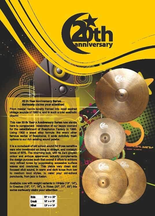 Bosphorus 20th Anniversary Series 17" Crash Cymbal — view 3