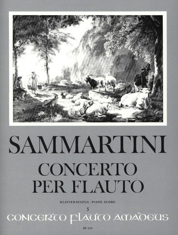 Sammartini Concerto F Major for Descant Recorder and Piano - Trinity Syllabus Edition, Amadeus Publisher, 1 Page