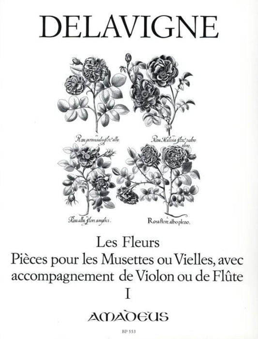 Delavigne - Les Fleurs Op. 4 Vol. 1 for 2 Recorders, 16 Pages, Amadeus