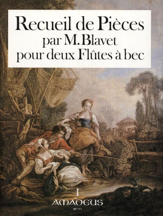 Blavet Recueil de Pieces I for 2 Treble Recorders - Duet Format