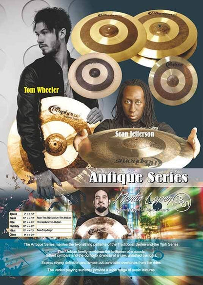 Bosphorus Antique Series 18" Medium Thin Dark Crash Cymbal — view 2
