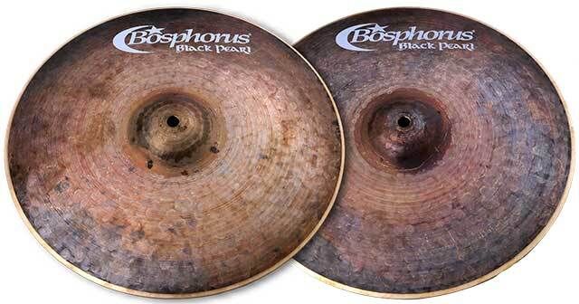 Bosphorus Black Pearl Series 13" Hi-Hats Cymbals