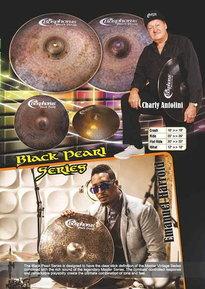 Bosphorus Black Pearl Series 16" Hi-Hats — view 2