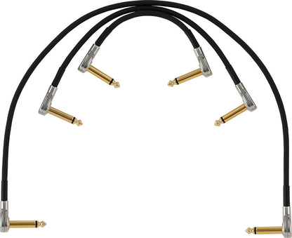 BOSS BPC-4 Pancake Cable - 4" Slimline Patch Cable with Right-Angle 1/4" Connectors for Space-Saving Audio Performance — view 4