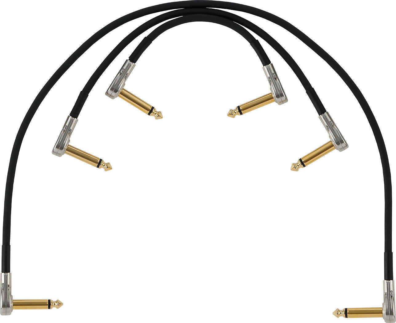 BOSS BPC-8 Slimline Patch Cable - 8" Right-Angle 1/4" Pancake Connectors for Space-Saving Audio Performance — view 4