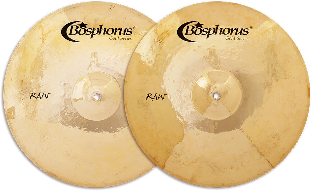 Bosphorus Gold Raw Series 13" Hi Hats Cymbals