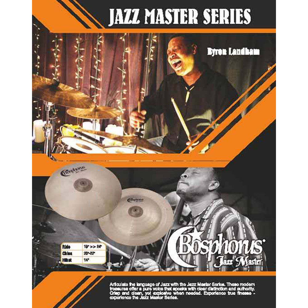 Bosphorus Jazz Master Series 19" Crash/Ride Cymbal — view 2