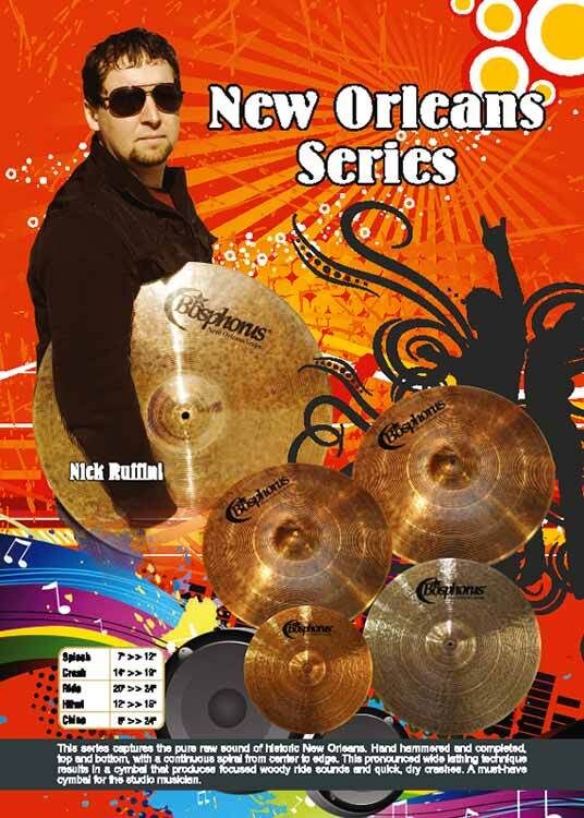 Bosphorus New Orleans Series 21-Inch Ride Cymbal — view 2