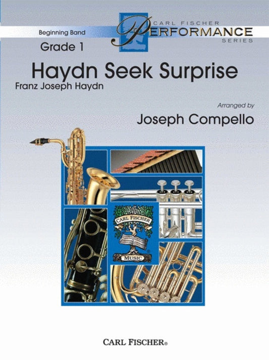Haydn Seek Surprise Arr Compello Concert Band 1 Score/Parts