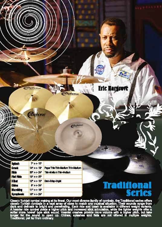 Bosphorus Traditional Series 16" Dark Crash Cymbal - Versatile Turkish Cymbal with Warm Sound and Dark Tone — view 2