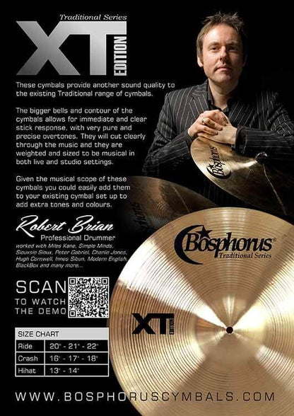 Bosphorus XT Series 20 Inch Ride Cymbal — view 3