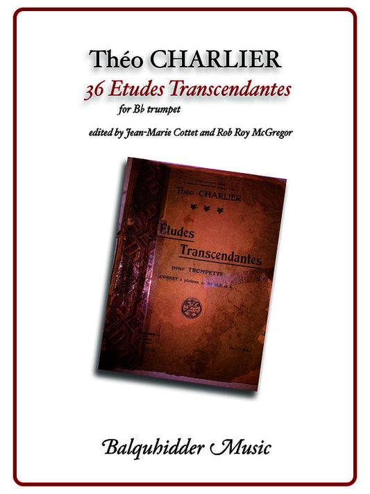 Charlier - 36 Etudes Transcendantes For Trumpet Softcover Book (Trumpet)