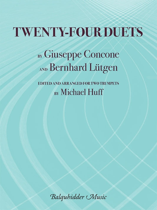 Concone/Lutgen - 24 Duets For 2 Trumpets Softcover Book (Trumpet)
