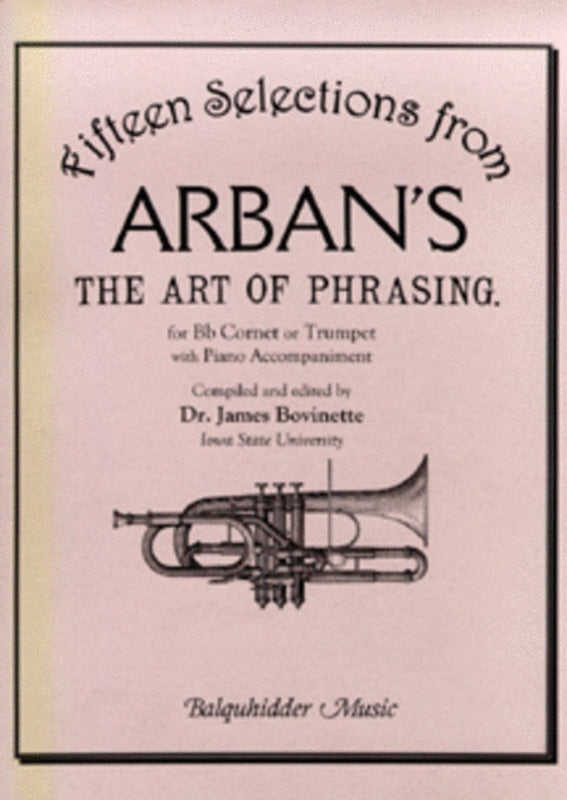 Selections 15 From Arbans Art Of Phrasing Book