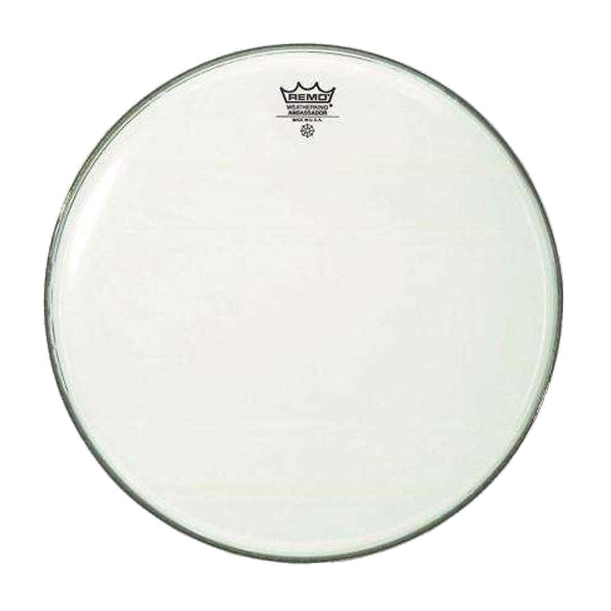 Remo BR-1218-00 18inch Ambassador Smooth White Bass Head