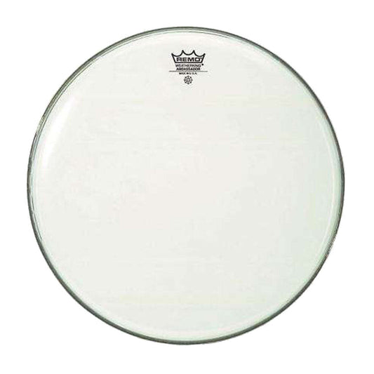 Remo BR-1218-00 18inch Ambassador Smooth White Bass Head