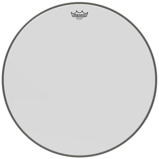 Remo BR-1222-00 Ambassador Smooth White Bass Drumhead 22"