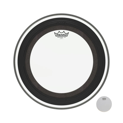 REMO Clear Ambassador SMT Clear Bass Drum Head, 16" — view 3