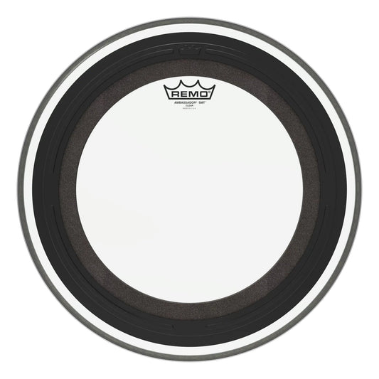 REMO Clear Ambassador SMT Clear Bass Drum Head, 16"