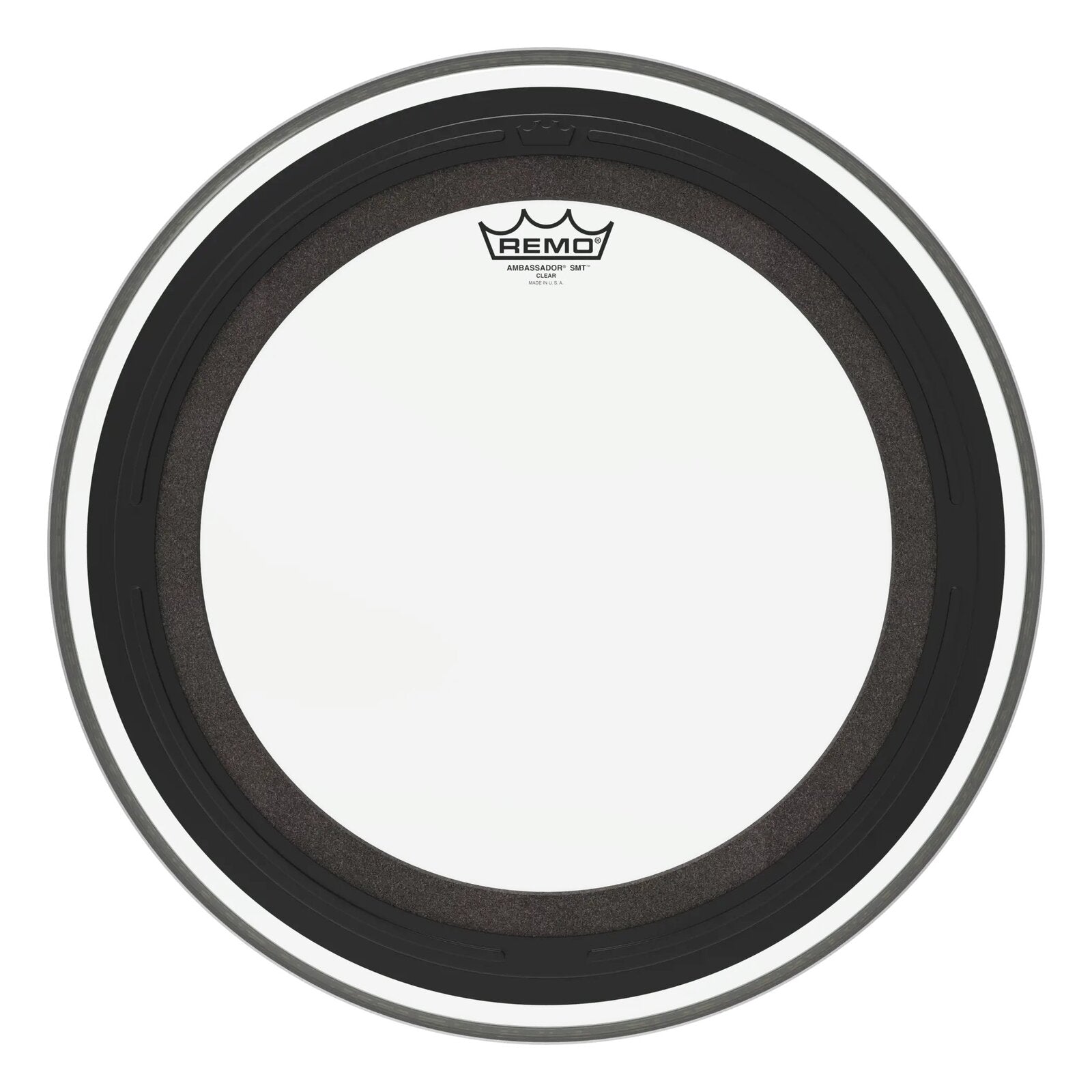 REMO Clear Ambassador SMT Clear Bass Drum Head, 18"