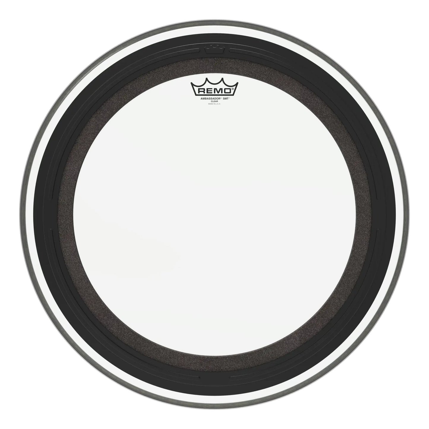 REMO Clear Ambassador SMT Clear Bass Drum Head, 20"