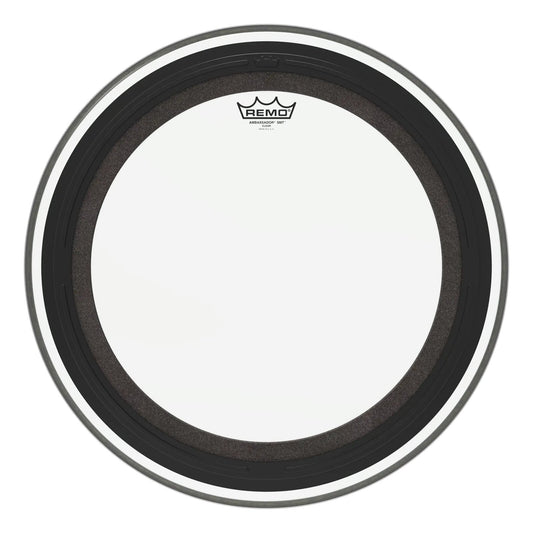 REMO Clear Ambassador SMT Clear Bass Drum Head, 20"