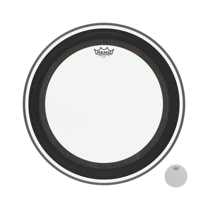 REMO Clear Ambassador SMT Clear Bass Drum Head, 20" — view 3