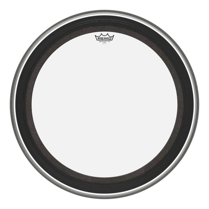 REMO Clear Ambassador SMT Clear Bass Drum Head, 24"